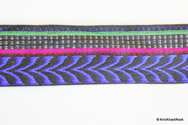 Wholesale Blue, White, Black And Red Embroidery Fabric Lace Trim